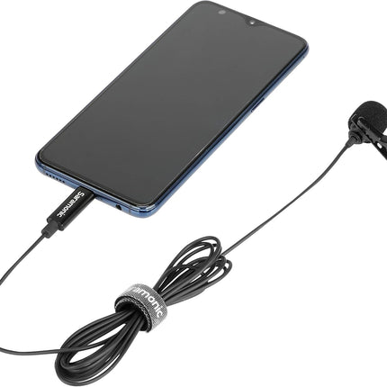 Saramonic Lavalier U3A Microphone USB-C for Mobile Devices and PCs Inc 2m Cable