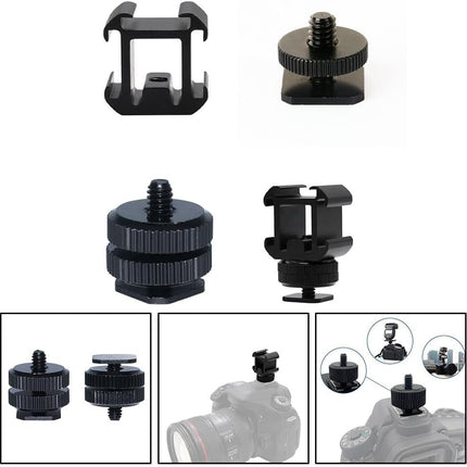Benro MeVideo Livestream Triple Cold Shoe 1/4"-20 Mounting Multiple Accessories