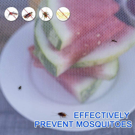 Pop-Up Mesh Food Cover Tent Umbrella Large 43 x 43cm Reusable Collapsible 4 pack