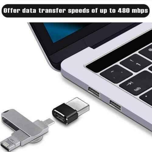 USB C to USB A Male Adapter Converter Charger Connector Plug for Mac & Windows