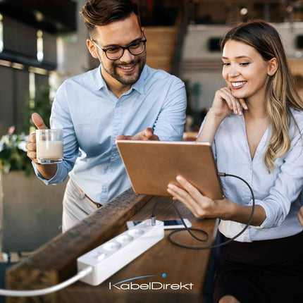 USB C Cable for Fast Charging - Break-Resistant Metal Plugs + Nylon Braiding 0.3m