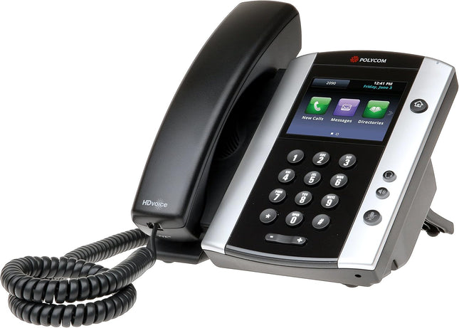 Polycom VVX 501 HD Business Media IP Desk Phone PoE for Office & Call Centers