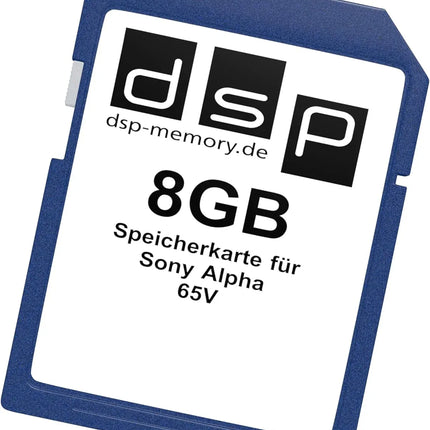 8GB memory card for Sony Alpha 65V Digital Camera