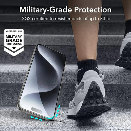 iPhone 15 Pro Max Premium Screen Protectors - 3 Pack + Lens Protector Top Class