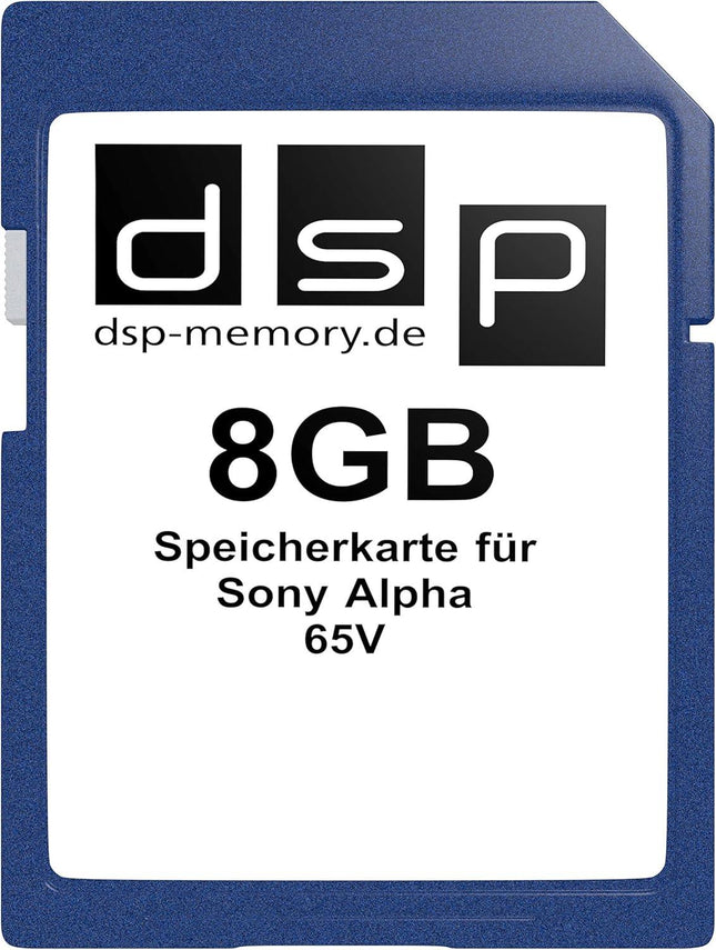 8GB memory card for Sony Alpha 65V Digital Camera