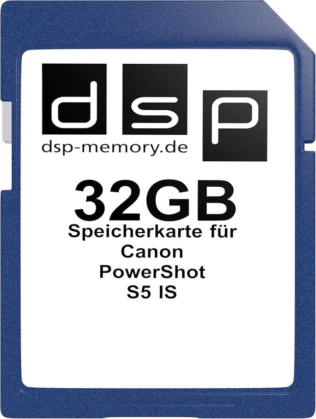 32GB Speicherkarte für Canon PowerShot S5 IS