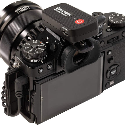 Saramonic Blink 500RX Wireless Receiver Dual Channel 2.4GHz Digital Camera Mount