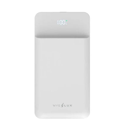 Portable Wireless Charging Station Magsafe Power Bank (3-in-1) White