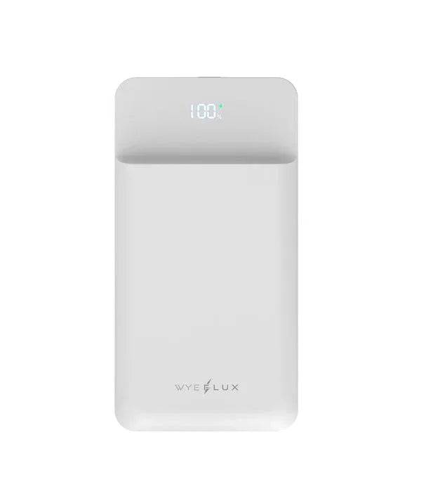 Portable Wireless Charging Station Magsafe Power Bank (3-in-1) White