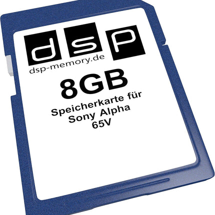 8GB memory card for Sony Alpha 65V Digital Camera