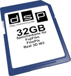 DSP 32GB SD Card Compatible with FujiFilm FinePix W3 – Fast Class 10 Storage