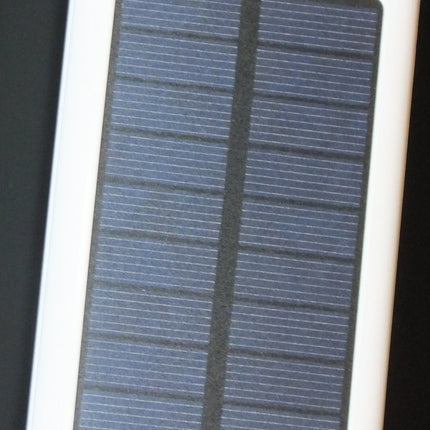 12000mAh Power Bank with Solar Panel Micro USB, iPhone, Type-C, and USB With LED