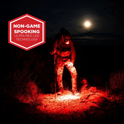 Peax Backcountry Duo Headlamp 69 Hours Runtime 1,000-Lumen output ULTRA RED Mode