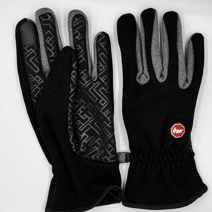 Cycling Gloves Touchscreen Running Black Gloves Warm Non-slip Fleece Lining