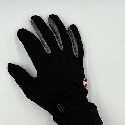 Cycling Gloves Touchscreen Running Black Gloves Warm Non-slip Fleece Lining