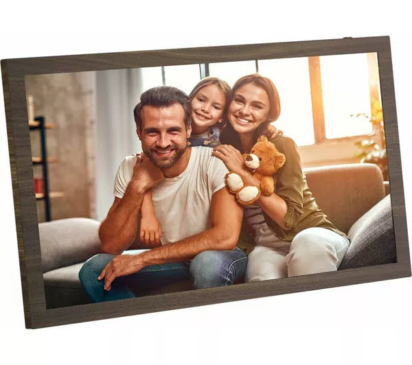 SANDSTROM SDPF15W25 15.6" Digital Photo Frame Brown HD Display USB & SD Card