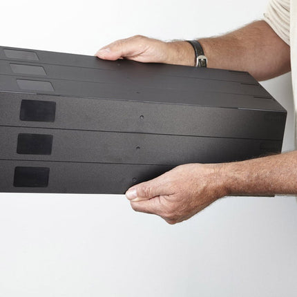 EZIBLANK 60 x 1U Rack Blanking Panels – 1U – 6U Adjustable Server Rack Filler Set