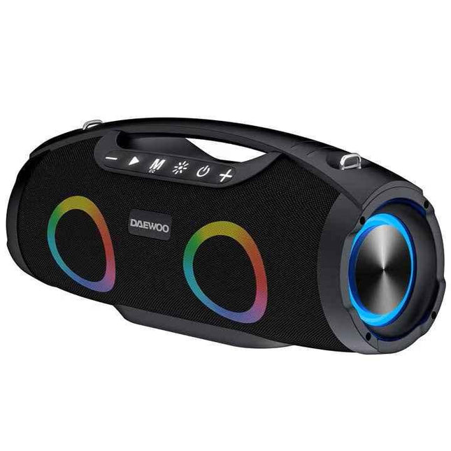 Bluetooth Party Speaker Daewoo Boom Beat Pro Pulse Party Single 6.5" With Led