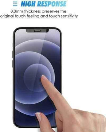 Screen Protector for iPhone 12 Mini 5.4 Inch Ultra Clear Scratch Resistant 2 Pk