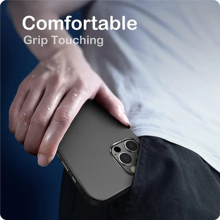 Premium Magnetic MagSafe Compatible Case for iPhone 13 Pro Max Slim Fit Grey