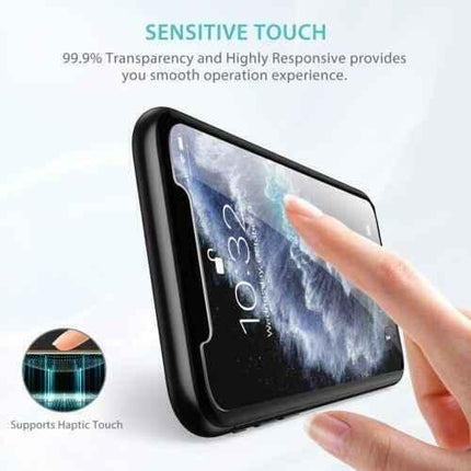 iPhone 11 Pro Max Screen Protectors Tempered Glass with Install Frame 2-Pack