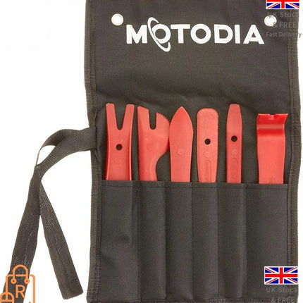 Car Trim Removal MotoDia 6PC Six Piece Door Panel and Moulding Set