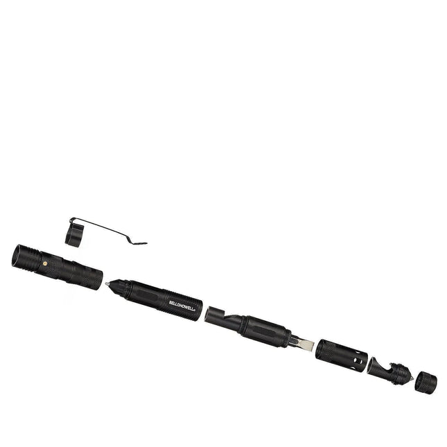 Multi Functional Tac Pen 9 in 1 High Grade Aluminium With Wallet Tool Great Gift