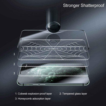 MOCOLL iPhone 11 Pro Max Screen Protector Tempered Glass HD Full Coverage