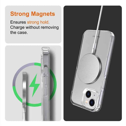 Magnetic iPhone 14 Plus Case MagSafe Compatible Anti-Yellowing