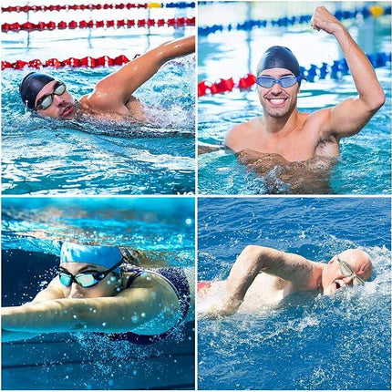 Swimming Goggles 2 Pk for Adult Men Women Kids Anti-Fog UV Protection No Leaking