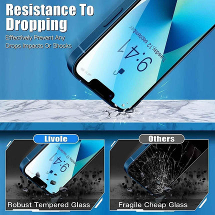 Screen protector for iPhone 14 Plus & iPhone 13/15 Pro Max Tempered Glass 3 pack