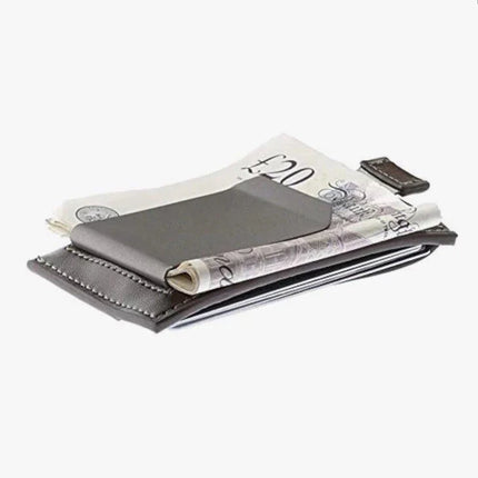 Oak & Steel Premium Card Holder/Wallet with Removable Money Clip Various Colours