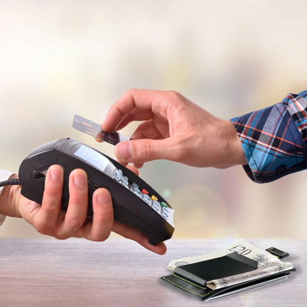 Oak & Steel Premium Card Holder/Wallet with Removable Money Clip Various Colours