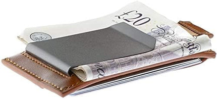 Oak & Steel Premium Card Holder/Wallet with Removable Money Clip Various Colours