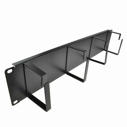 Cable Management Bar 2U Data Cabinet 19 Inch With 4 Metal Rings - Used