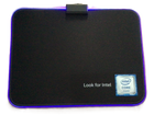 Intel Gaming Mouse Pad Blue Led Light-Up Anti Slip 36.5X25.5cm for PC and Laptop