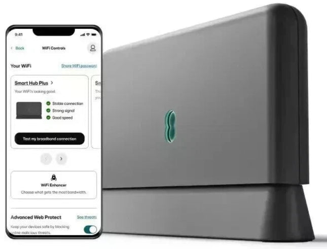 EE Smart Hub Plus Wireless Router Wi-Fi 6 802.11AX SH31B FTTC up to 190 Clients
