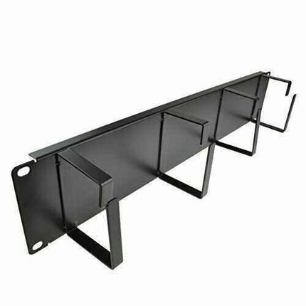 Cable Management Bar 2U Data Cabinet 19 Inch With 4 Metal Rings - Used