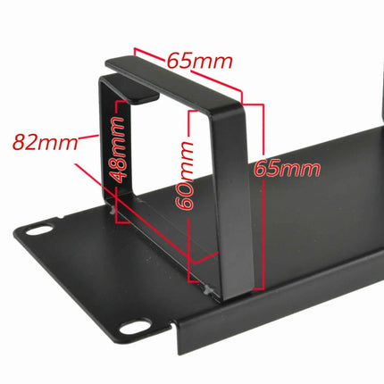 Cable Management Bar 2U Data Cabinet 19 Inch With 4 Metal Rings - Used