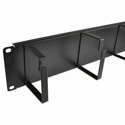 Cable Management Bar 2U Data Cabinet 19 Inch With 4 Metal Rings - Used