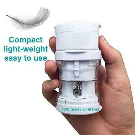 Travel Plug Universal Worldwide Charger Power Adapter US, EU, UK, AU - White