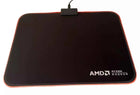 AMD LED Gaming Mouse Pad with Red Light, Anti-Slip, 36.5x25.5cm for PC & Laptop