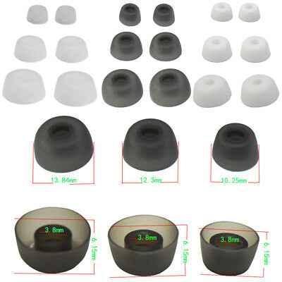 Jabra Elite 65T Replacement Earbud Tips ONLY Small Medium Large Ear tips - Black