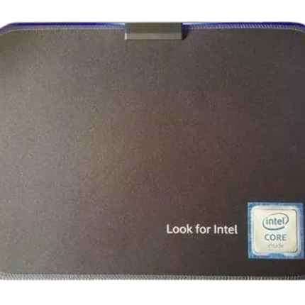 Gaming Mouse Pad Intel Blue Led Light-Up Anti Slip 36.5X25.5cm for PC and Laptop