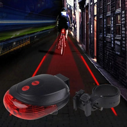 Pursuit Laser Bike Lane Marker and Tail Light / Rear Light with 7 LED Functions
