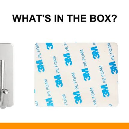 Mop Broom Holder Wall Mounted Heavy Duty Clips & Hanger Storage Rack 1 Hook 2 pk