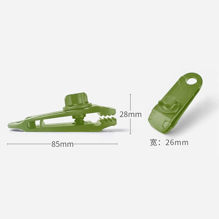 Camping & Cargo Tarpaulin Clips Set – Heavy Duty Tarp Tie Down Clips 10 Pack