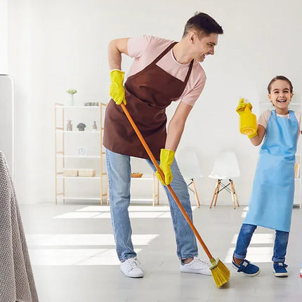 Mop Broom Holder Wall Mounted Heavy Duty Clips & Hanger Storage Rack 1 Hook 2 pk