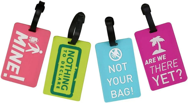 Travel Luggage Tags For Suitcase Laptop Bag School Bag Handbag Funny and Cute